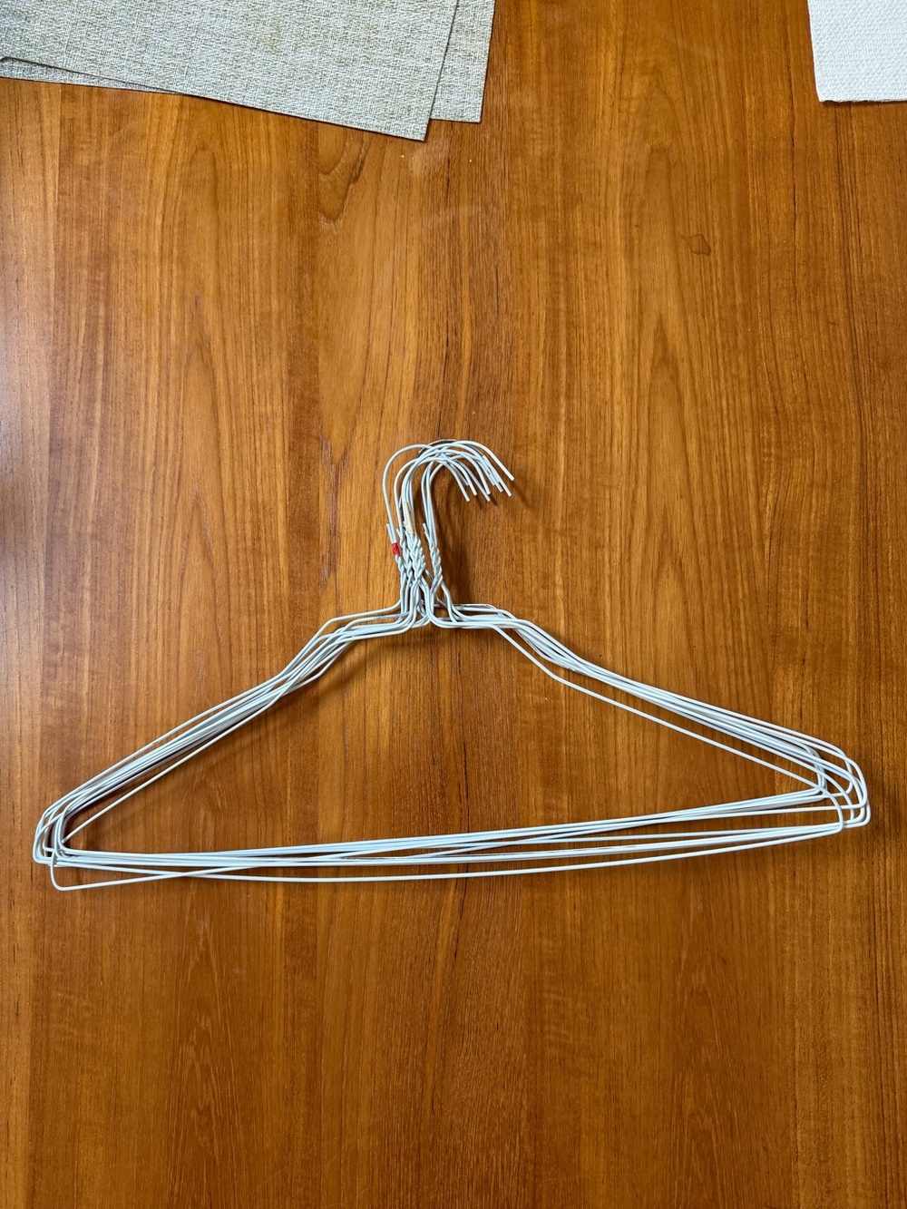 Free with purchase!! White Metal Wire Hangers - Pack of 10 reduce waste